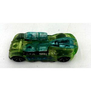 Hot Wheels 2003 Blings Hyperliner Green Diecast Car Flames 1:64 Scale Collectibl